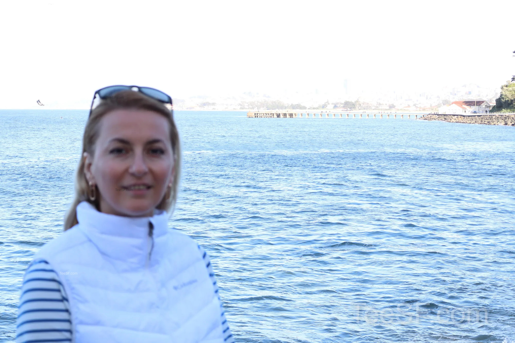 golden Gate Beach Waterfront Portrait during a Stripe Sessions 2026 visit in San Francisco.